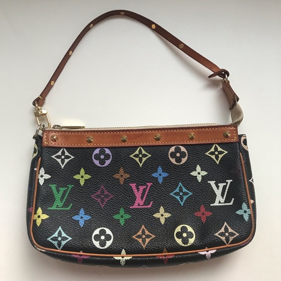 Louis Vuitton Handbags - Louis Vuitton Pouchette Black Multi Color